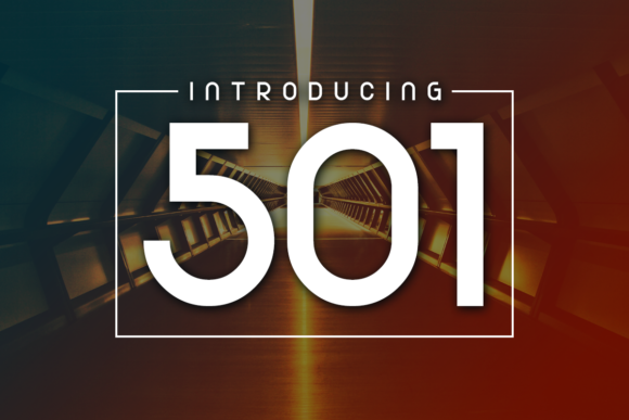 501: A Striking Typeface for Modern Web Design