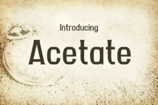 Acetate: A Striking Typeface for Bold Marketing Campaigns
