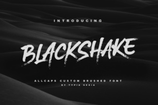 BlackShake: A Stylish Font for Crafters and Creators