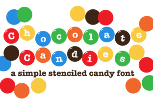 Chocolate Candies: A Sweet Font for Handmade Creations