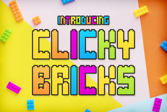 Clicky Bricks: A Playful Typeface for Editorial Charm