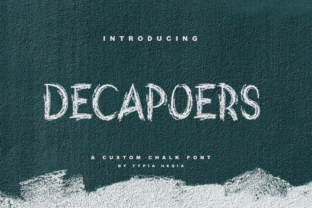 DeCapoers: A Chalkboard Font for Editorial Flair