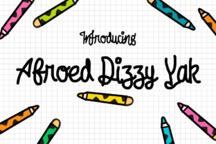 Discover the Playful Charm of Afroed Dizzy Yak Font