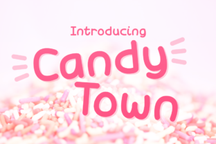 Enhance Your Brand with Candy Town: A Playful Display Font