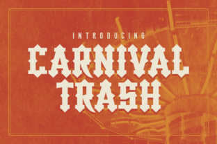 Enhance Your Editorial Design with Carnival Trash Font