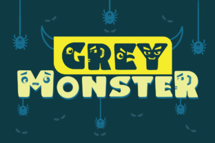 Grey Monster: A Fun and Scary Display Font for Web Design