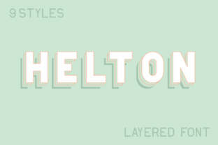 Helton: A Layered Typeface for Editorial Elegance
