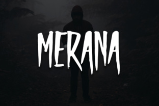 Merana: A Cool, Grungy Font for Unique Branding