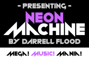 Neon Machine: A Futuristic Display Font for Modern Brands