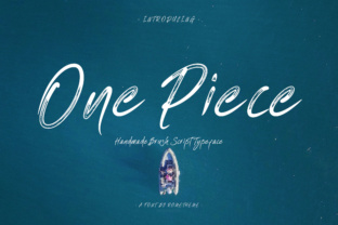 One Piece: A Versatile Brush Stroke Font for Web Design
