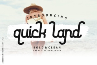 Quick Land: A Dynamic Font for Your Business Brand