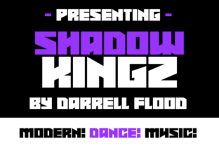 Shadowkingz: A Sci-Fi Font for Futuristic Branding