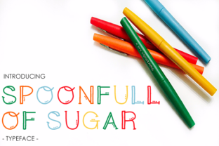 Spoonfull of Sugar: A Charming Display Font for Crafters