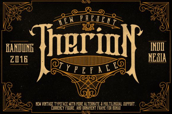 Therion: The Premium Font for Eye-Catching Campaigns