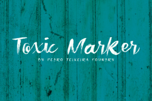 Toxic Marker: A Bold Display Font for Eye-Catching Campaigns