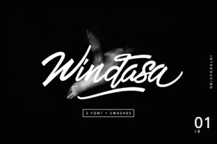 Windasa: A Hand Lettering Display Font for Creative Branding